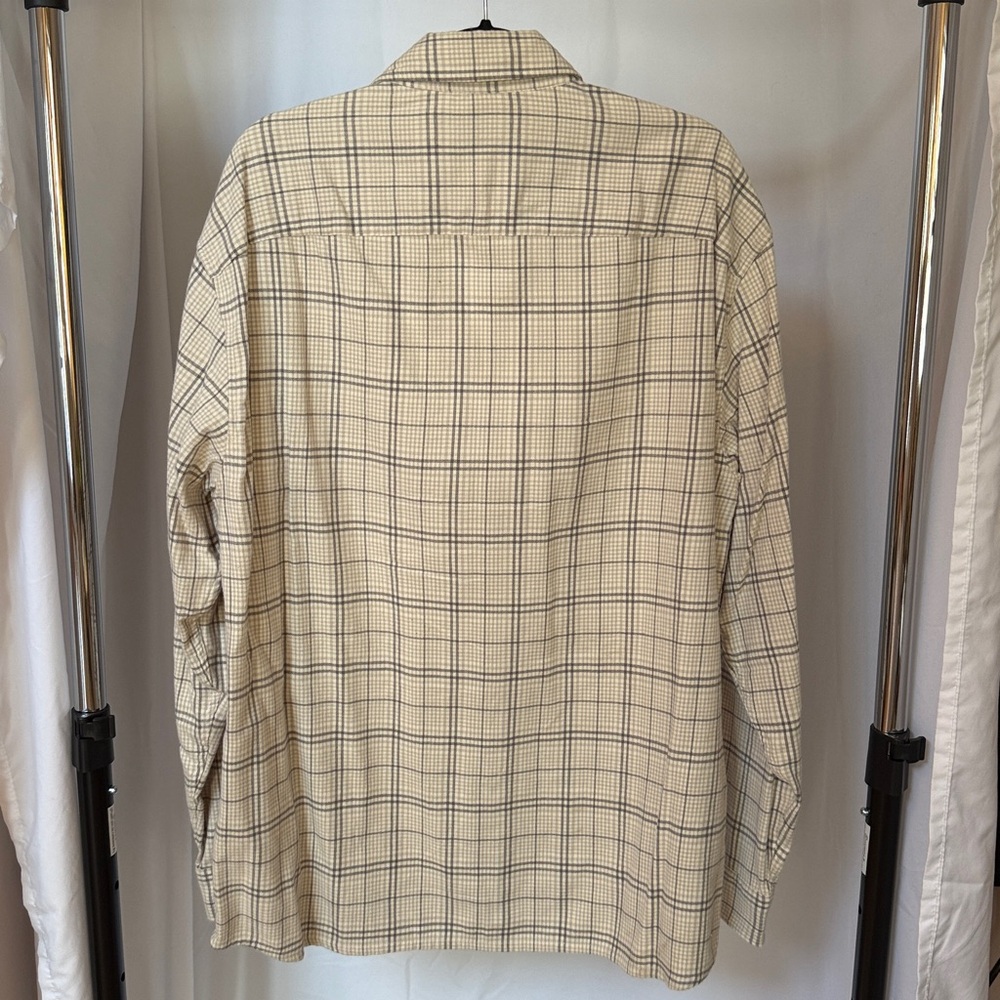 Abercrombie & Fitch 100% Cotton Soft A&F Flannel Button Down Shirt - L TALL - Picture 5 of 7